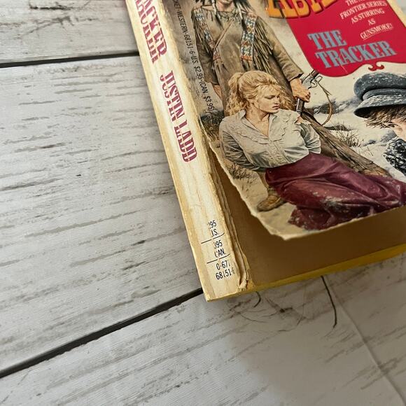 Abilene Series # 9 The Tracker by Justin Ladd Vintage Western Book - Picture 3 of 5